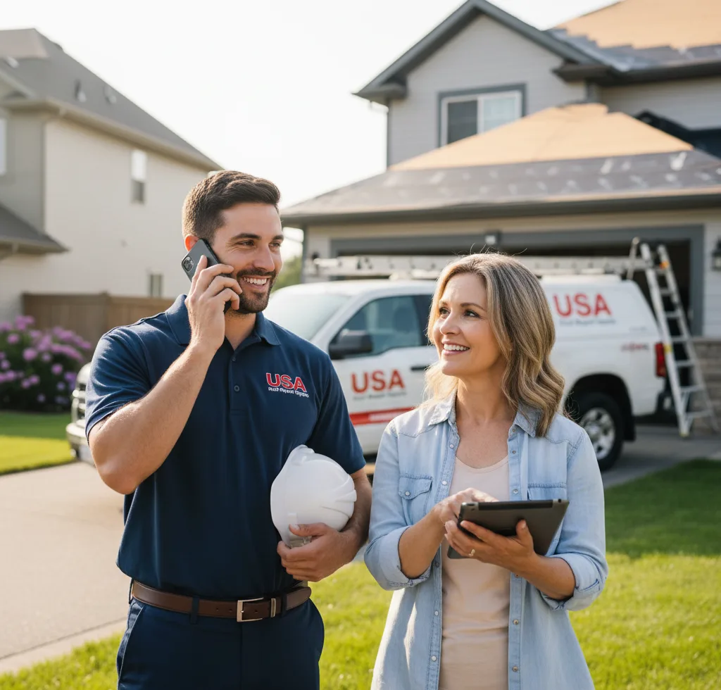 USA Roof Repair Experts customer support in Crookston